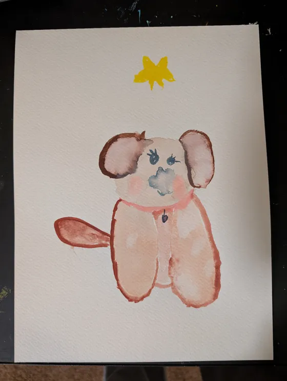 One of Felicity's paintings (1 of 6)