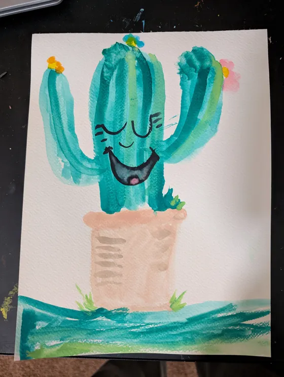 One of Felicity's paintings (2 of 6)